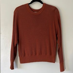 PROLOGUE | Rust Knit Dolman Sweater